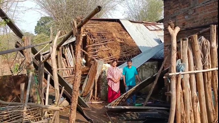 କାଳ ବୈଶାଖି ଝଡ଼ର ଦାଣ୍ଡବ,ଜନତା ହନ୍ତସନ୍ତ