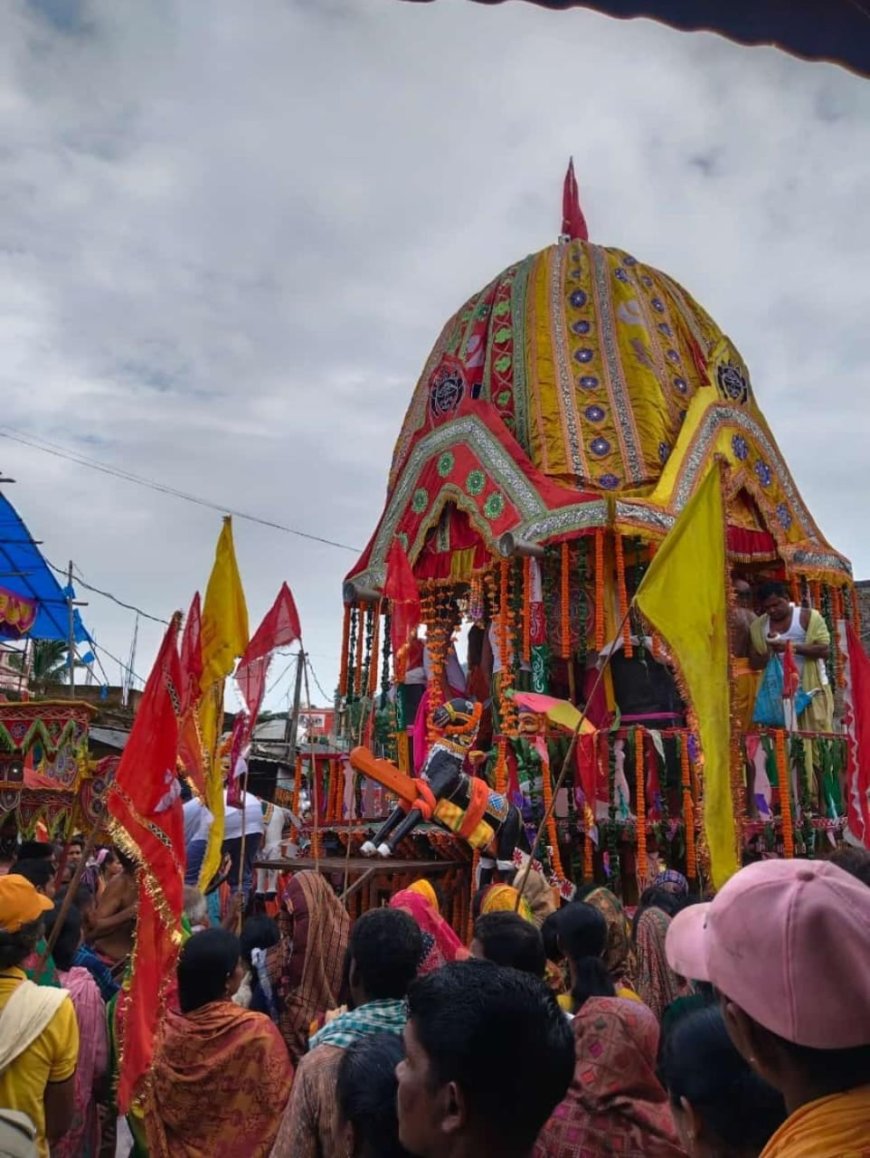ତୁମୁଡିବନ୍ଧ ରେ ନିଆରା ଢଙ୍ଗରେ ରଥଯାତ୍ରା ଆୟୋଜିତ।