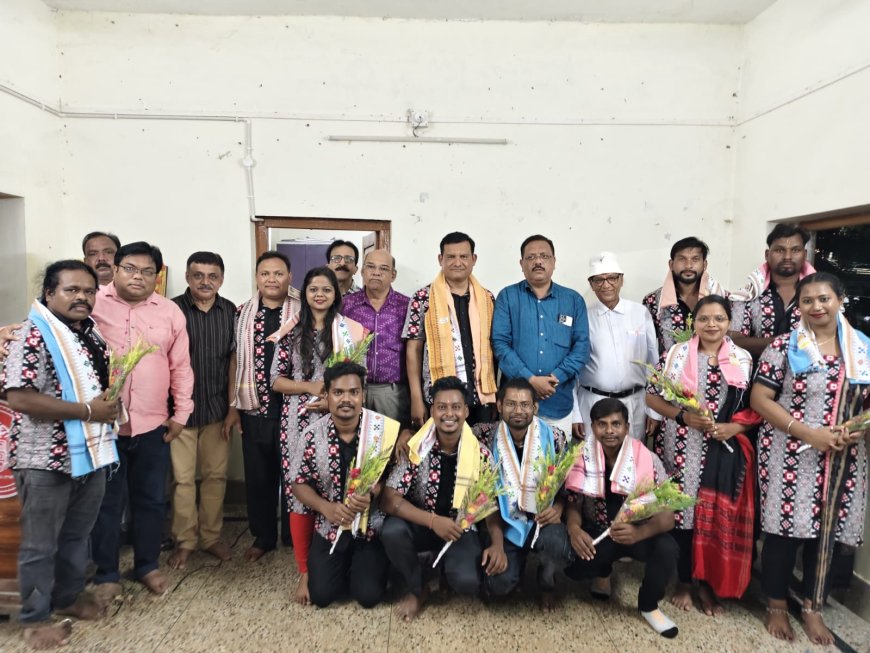 ପ୍ରତିଭା ଅନୁଷ୍ଠାନର କଳାକାରଙ୍କୁ ସମ୍ବର୍ଦ୍ଧନା