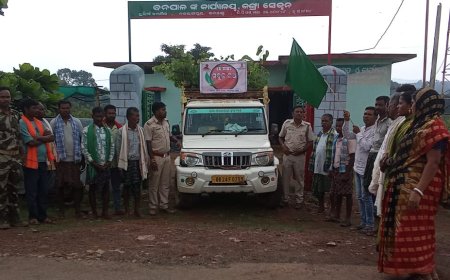 କଂଗ୍ରା ସେକ୍ସନ ବନପାଳ କାର୍ଯ୍ୟାଳୟରୁ ସବୁଜ ରଥର ଶୁଭାରମ୍ଭ ।
