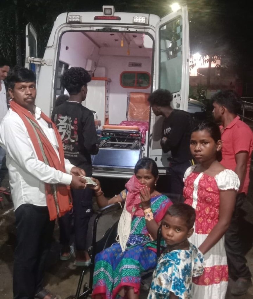 ନୁଆଁପଦର ମଣ୍ଡଳ ବିଜେପି ସଭାପତିଙ୍କ ଵଦାନ୍ୟତା । କର୍କଟ ରୋଗୀଙ୍କୁ ସାହାଯ୍ୟର ହାତ ବଢ଼େଇ ଚର୍ଚ୍ଚାରେ ବିଜେପି ମଣ୍ଡଳ ସଭାପତି ।