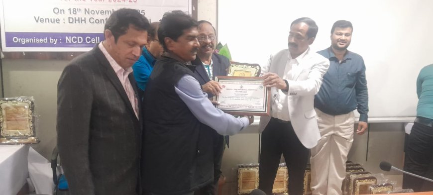 ତେଲନଦୀଗାଁ ସରକାରୀ ଉଚ୍ଚ ବିଦ୍ୟାଳୟ ତମ୍ବାଖୁ ମୁକ୍ତ ଶିକ୍ଷାନୁଷ୍ଠାନ ଭାବେ ପୁରସ୍କୃତ।