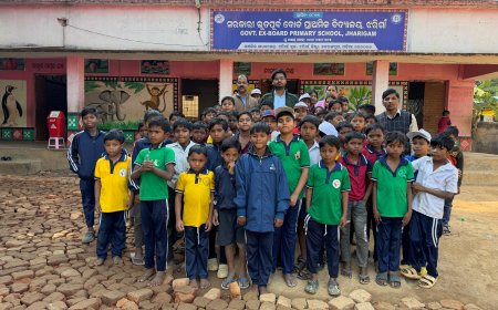 ଭୁତପୂର୍ବ ବୋର୍ଡ ପ୍ରାଥମିକ ବିଦ୍ୟାଳୟକୁ ତହସିଲଦାରଙ୍କ ଅଚାନକ ଗସ୍ତ।