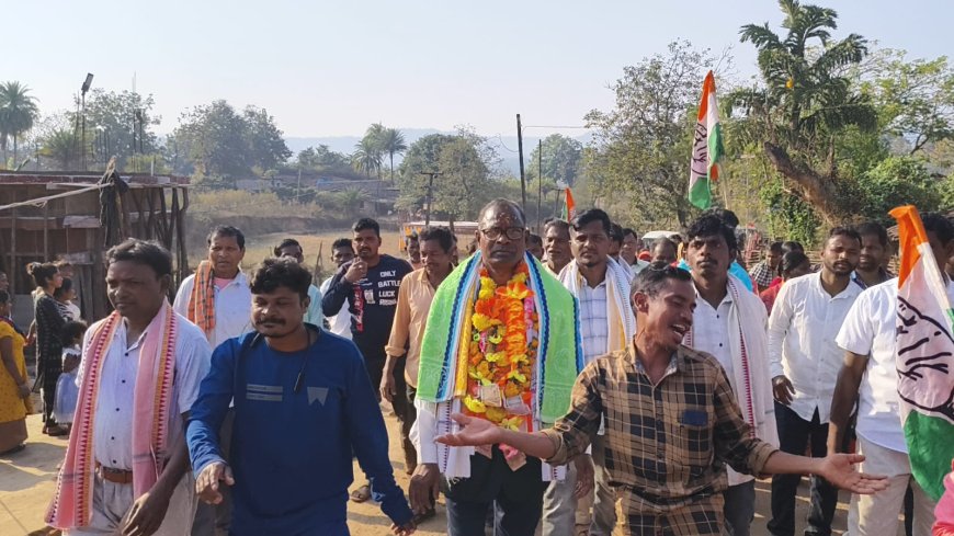 ବିଲାମାଳ ପଞ୍ଚାୟତବାସୀ ତୁମୁଡ଼ିବନ୍ଧ ବ୍ଲକ କଂଗ୍ରେସ୍ ସଭାପତିଙ୍କୁ ସ୍ୱାଗତ ସମ୍ବର୍ଦ୍ଧନା ଜଣାଇଛନ୍ତି