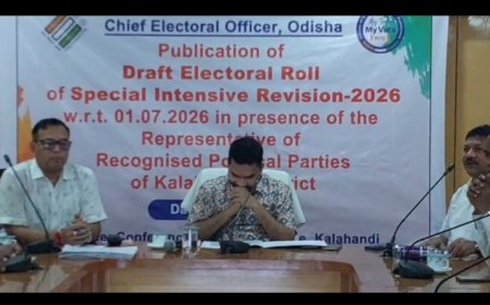 କଳାହାଣ୍ଡିରେ ଖସଡ଼ା ଭୋଟର ତାଲିକା ପ୍ରକାଶ, ସେପ୍ଟେମ୍ବର ୬ରେ ଆସିବ ଚୂଡ଼ାନ୍ତ ତାଲିକା