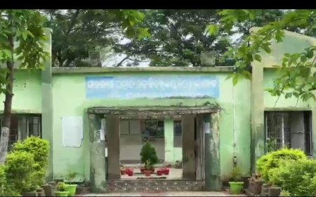 ଶ୍ରେଣୀଗୃହ ଛାତରୁ ଖସୁଛି ପ୍ଲାଷ୍ଟର : ବିପଦ ମଧ୍ୟରେ ପାଠପଢ଼ା, ପ୍ରଶାସନର ହସ୍ତକ୍ଷେପ ଦାବି