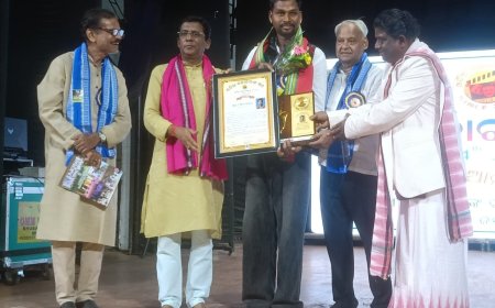 ଓଡ଼ିଶା କଳାକାର ସଂଘର ‘ଗନ୍ଧର୍ବ କଳା ସମ୍ମାନ–୨୦୨୬’ରେ ସମ୍ମାନିତ ହେଲେ ଯୁବ କଳାକାର ଗୌରୀଶଙ୍କର ଦୁର୍ଗା