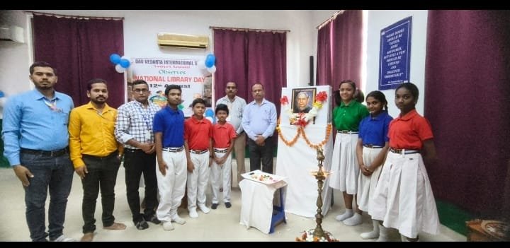 ଡି.ଏ.ଭି ବେଦାନ୍ତ ଅନ୍ତର୍ଜାତୀୟ ବିଦ୍ୟାଳୟରେ ଗ୍ରନ୍ଥIଗାର ଦିବସ ପାଳନ ସମାରୋହ 