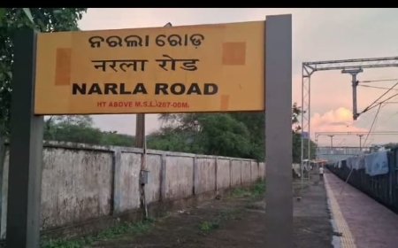 କୋଇଲା ବୋଝେଇ ମାଲବାହୀ ଟ୍ରେନର ୱାଗନରେ ଅଗ୍ନିକାଣ୍ଡ, ନର୍ଲା ରୋଡ଼ ଷ୍ଟେସନରେ ଅଟକିଲା ଟ୍ରେନ