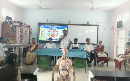 କେସିଙ୍ଗା ସରକାରୀ ବାଳିକା ହାଇସ୍କୁଲରେ "ସୁସ୍ଥ ହୃଦୟ, ସୁସ୍ଥ ଜୀବନ "ବାର୍ତ୍ତା ନେଇ  ବିଶ୍ୱ ହୃଦୟ ଦିବସ  ପାଳିତ