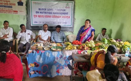 ବନ୍ଧପାରିରେ ପୋଷଣ ସଚେତନତା କାର୍ଯ୍ୟକ୍ରମ ବନ୍ଧପାରିରେ ‘ପୋଷଣର ପର୍ବ’ ଅପପୋଷଣ ଦୂର କରି ସୁସ୍ଥ ସମାଜ ଗଠନ ପାଇଁ ଆହ୍ୱାନ